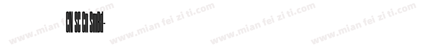 有爱黑体 CN SC Cn SmBd字体转换